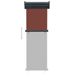 vidaXL Auvent latéral de balcon 65x250 cm Marron