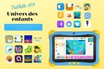 Ovegna A13 : Tablette pour Enfants, Android 10.0, Ecran Tactile 7 Pouces, Quad Core A53, 1024x600P, 2GB DDR3 RAM, 16 GB ROM, 2 Caméras, WiFi, Bluetooth, Contrôle Parental, USB-C, AUX, TF (Bleu)