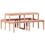 vidaXL Table de pique-nique 160x134x75 cm bois massif de douglas