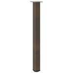 vidaXL Pieds de table de bar 4 pièces Acier naturel 100-102 cm Acier