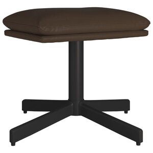 vidaXL Repose-pied Marron 60x60x36 cm Similicuir