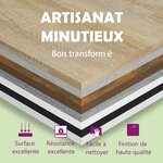 vidaXL Table basse blanc brillant 80x55 5x41 5 cm bois d'ingénierie