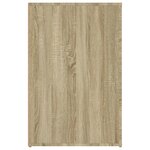 vidaXL Bureau Chêne sonoma 100x49x75 cm Bois d'ingénierie