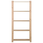vidaXL Étagère de stockage 5 niveaux 80x28 5x170 cm Bois de pin massif