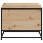 vidaXL Jardinière 60x40x50 cm bois de pin massif