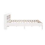 vidaXL Cadre de lit sans matelas blanc 200x200 cm bois massif de pin
