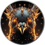 Pièce de monnaie en Argent 1 Dollar g 31.1 (1 oz) Millésime 2025 Cyber Preys PIGEON