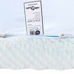 vidaXL Coussins de Matelas Blanc et vert 90 x 200 cm