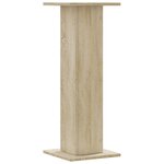 vidaXL Supports pour plantes 2 Pièces chêne sonoma bois d'ingénierie