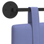 vidaXL Tête de lit suspendue Bleu denim Tissu