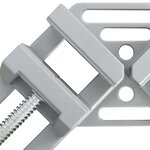 vidaXL Pince d'angle à manche double 95 mm Aluminium