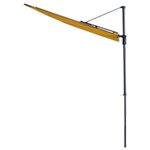 Madison Parasol de balcon Sun Wave 270x150 cm Jaune doré