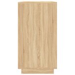 vidaXL Buffet chêne sonoma 80x34x75 cm bois d'ingénierie