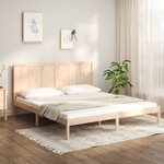 vidaXL Cadre de lit sans matelas 200x200 cm bois massif de pin