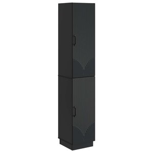 vidaXL Ensemble de Meubles 2 Pièces Noir Bois d'ingénierie