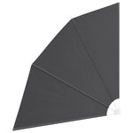 vidaXL Écran de confidentialité pour balcon Noir 210 x 210 cm tissu
