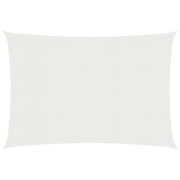 vidaXL Voile d'ombrage 160 g/m² Blanc 2 5x3 5 m PEHD