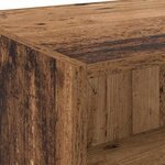 vidaXL Haut Armoire Bois Ancien 80 x 42 5 x 185 cm Bois d'ingénierie