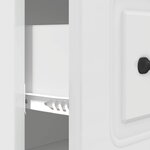 vidaXL Armoire à tiroirs Blanc brillant 66 x 34 5 x 87 cm