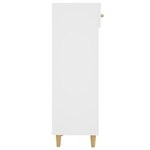 vidaXL Armoire à chaussures Blanc 30x35x105 cm Bois d'ingénierie