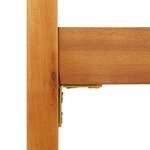 vidaXL Chaises de jardin 2 pièces 50x53x80 cm Bois massif Acacia