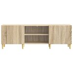 vidaXL Meuble TV Chêne Sonoma 150 x 31 x 50 cm Bois d'ingénierie