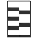 vidaXL Bibliothèque noir 100x33x155 5 cm bois d'ingénierie