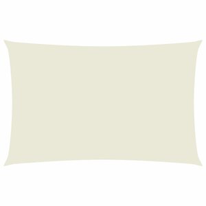 vidaXL Voile de parasol tissu oxford rectangulaire 2x5 m crème