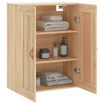 vidaXL Armoire murale chêne sonoma 69 5x34x90 cm bois d'ingénierie