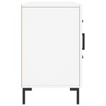 vidaXL Buffet blanc 100x36x60 cm bois d'ingénierie