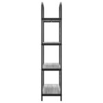 vidaXL Étagère Sonoma gris 80 x 30 x 146 cm Bois d'ingénierie