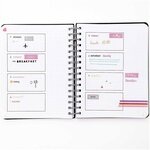 Agenda spécial bullet journal à spirales 96 feuilles - 16 5 x 21 5 cm