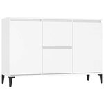 vidaXL Buffet blanc 102x35x70 cm bois d'ingénierie