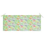 Vidaxl banc de jardin avec coussin 120 cm bois d'acacia massif
