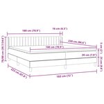 vidaXL Sommier à lattes de lit avec matelas rose 180x220 cm velours