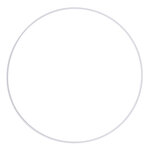 Armature abat-jour cercle ø 35 cm blanc