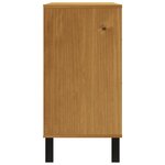 vidaXL Commode FLAM 110x40x80 cm bois de pin massif