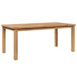 vidaXL Table basse Marron 110 x 55 x 45 cm Bois de teck massif