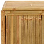 vidaXL Boîte de rangement de jardin 60x52x55 cm Bambou