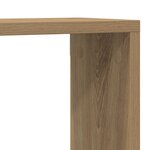 Étagères murales vidaXL en chêne fait main 80x15x26 cm en bois d'ingénierie