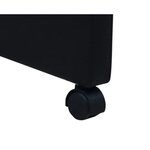 vidaXL Chaises à manger lot de 2 noir similicuir