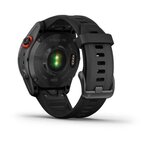 Montre GPS connectée - GARMIN - Fenix 7S Solar - Gris avec bracelet noir