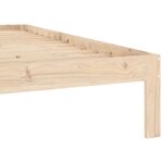 vidaXL Cadre de lit sans matelas bois massif de pin 100x200 cm