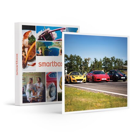 SMARTBOX - Coffret Cadeau Séance de 9 tours de pilotage sur circuit à bord de 3 voitures de sport -  Sport & Aventure