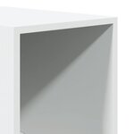 vidaXL Garde-robe Blanc 30x50x200 cm Bois d'ingénierie