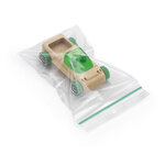 Sachet plastique zip 50  recyclé transparent 60 microns raja 4x6 cm (lot de 1000)