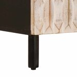 vidaXL Meuble sous Lavabo de Salle de Bain Blanc 62 x 33 x 58 cm