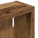 vidaXL Armoire murale de salle de bain Bois ancien 30 x 10 x 50 cm