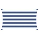 vidaXL Voile d'ombre Bleu et Blanc 3 5 x 2 m 100   polyester Oxford