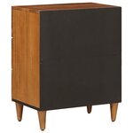 vidaXL Cabinet de chevet Marron 50 x 33 x 62 cm Bois de mangue massif